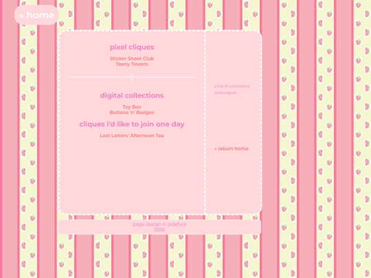 goodies/cliques-n-collections screenshot