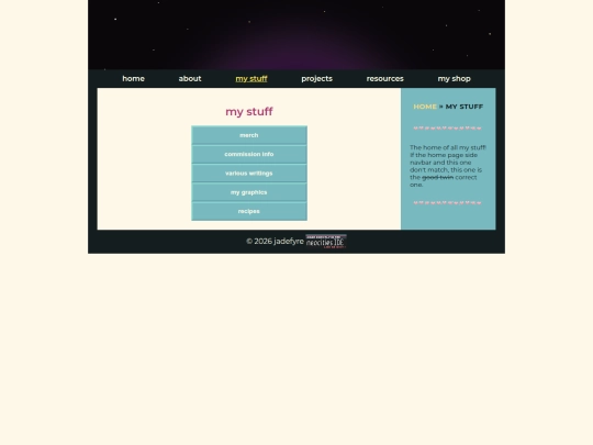 my-stuff screenshot
