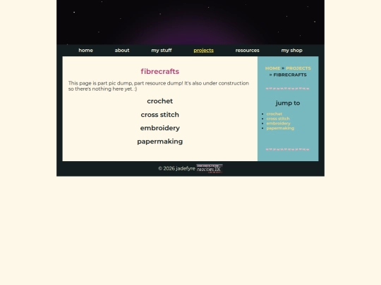 projects/fibrecrafts screenshot