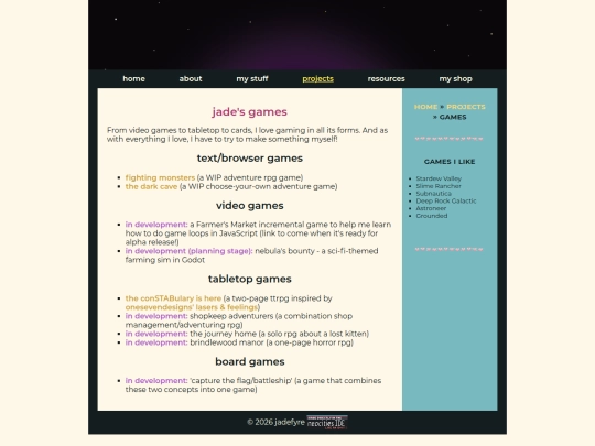 projects/games screenshot