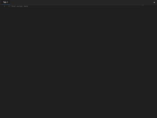 Editor screenshot