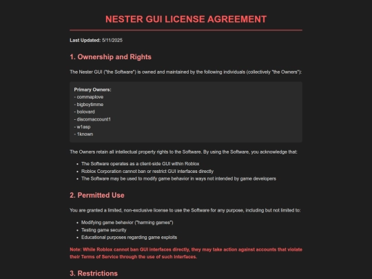 Nest/License.read screenshot