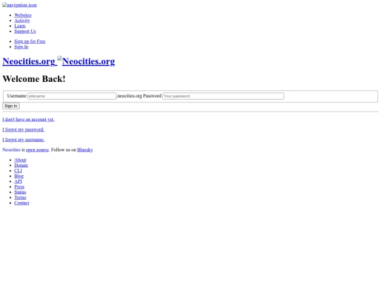 signin screenshot