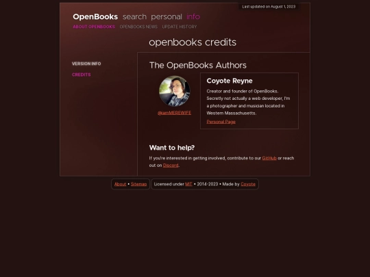 credits screenshot