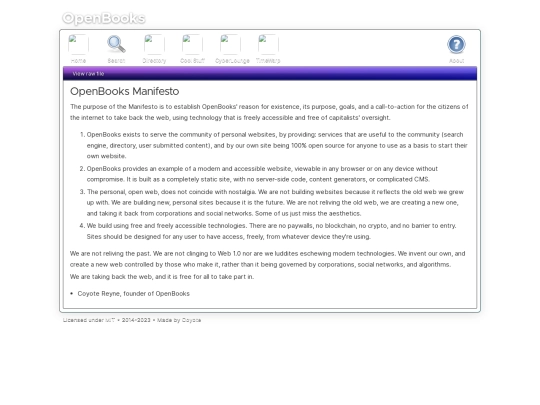 doc/manifesto screenshot