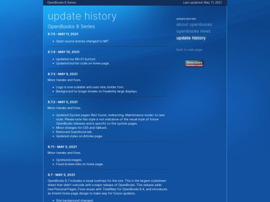 timewarp/8.7/updates screenshot