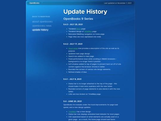 timewarp/9.4/updates screenshot
