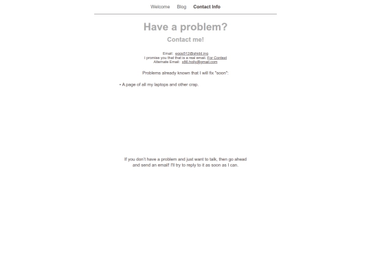 The_Blog_of_Egg/Contact_Info screenshot