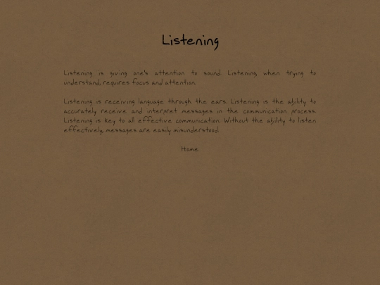 listening screenshot