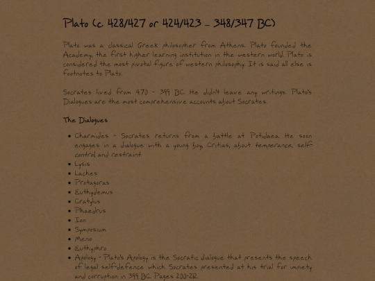 plato screenshot