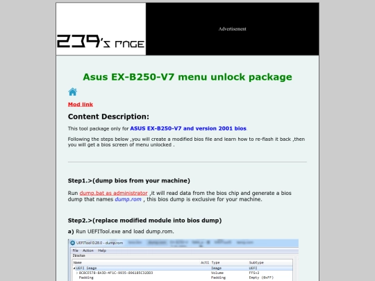 bios_guide/asusb250/main screenshot