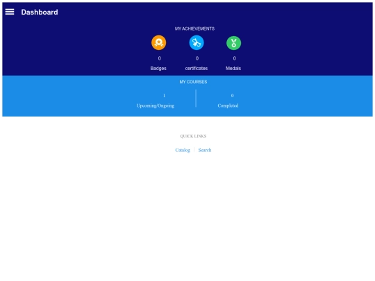 swayam dashboard screenshot