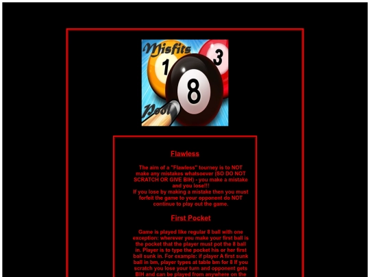 POOL RULES 2/flawlessandfirstpocket screenshot