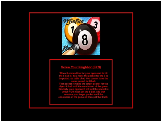 POOL RULES 2/screwyourneighbor screenshot