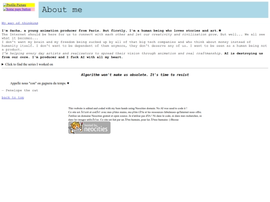 aboutme screenshot