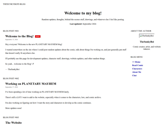 blog screenshot