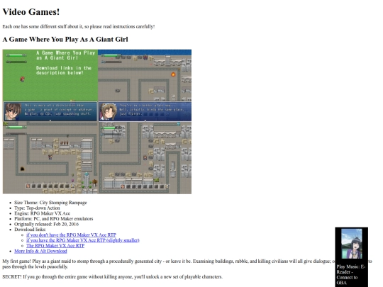 games screenshot