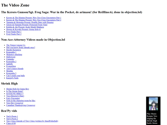 videos screenshot