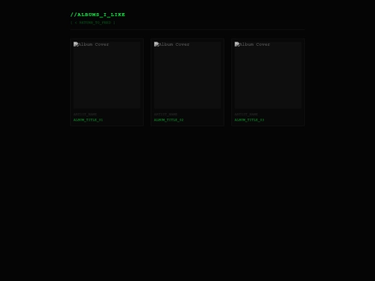 albums screenshot