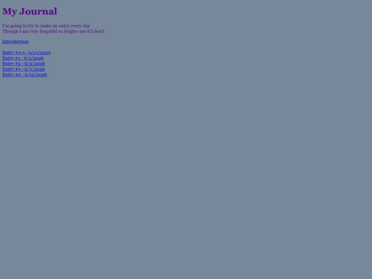 journal screenshot