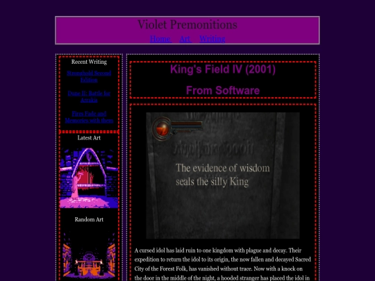 writingposts/writingposts2024-09-10-Kings-Field-IV screenshot