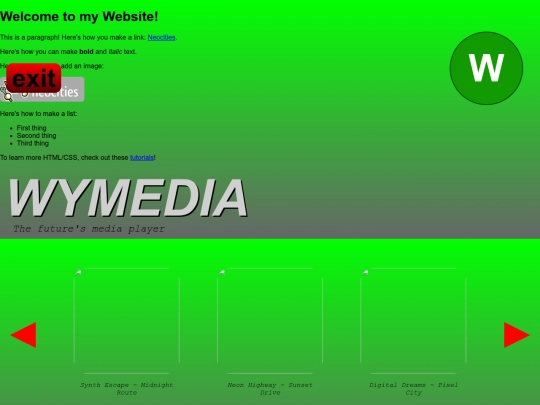 index screenshot