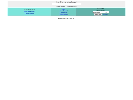 Google! screenshot