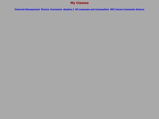 Links screenshot