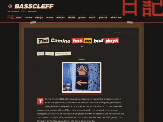 basscleff-blog-post-camino screenshot