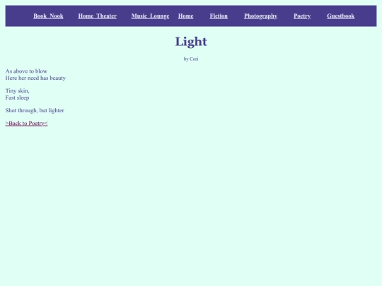 Pages/Poetry/Light screenshot