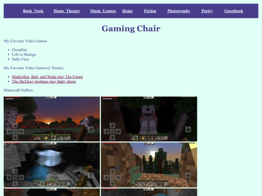 Pages/games screenshot