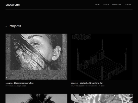 projects screenshot