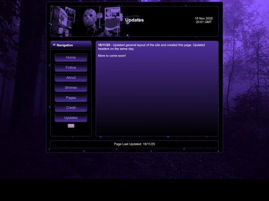 updates screenshot