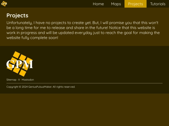 projects screenshot
