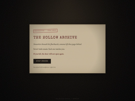 hollow screenshot