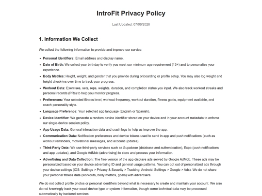 index screenshot