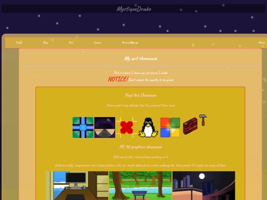 artpage screenshot