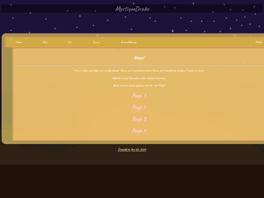 blog screenshot