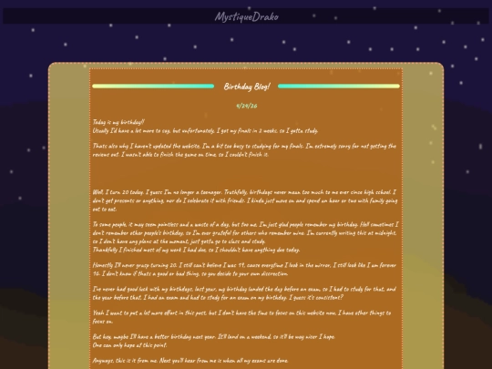 blogs/birthday20 screenshot