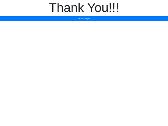 thankyou screenshot