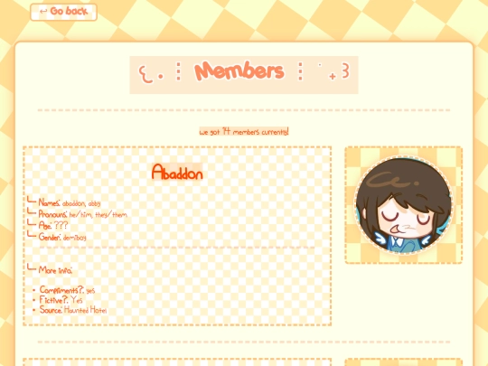 members screenshot