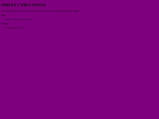 songs screenshot