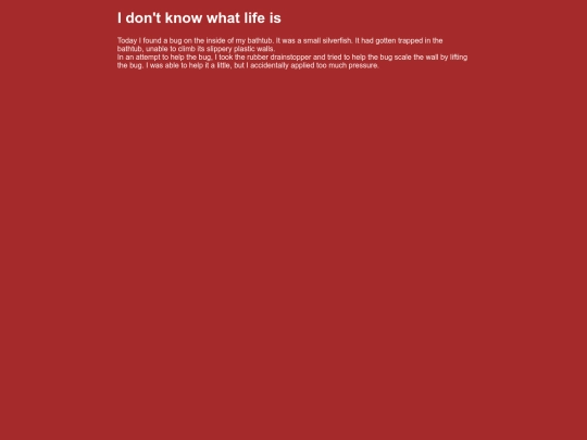 garbage/life screenshot