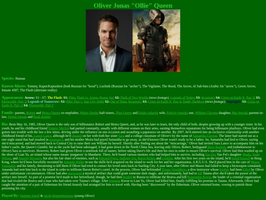 cast/OliverQueen screenshot