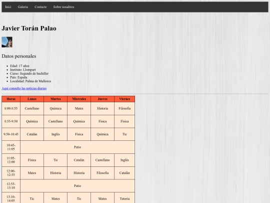 index screenshot