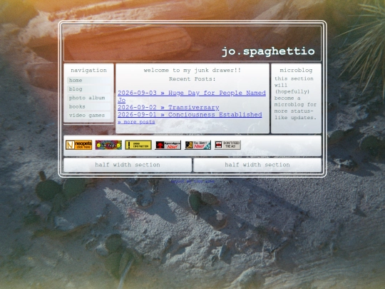 layout/template screenshot