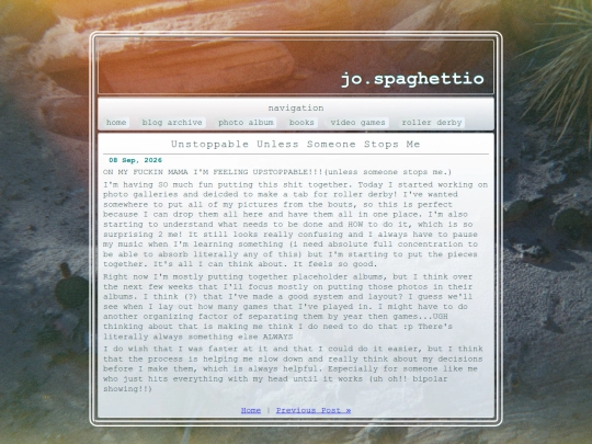 posts/2026-09-08-Unstoppable-Unless-Someone-Stops-Me screenshot