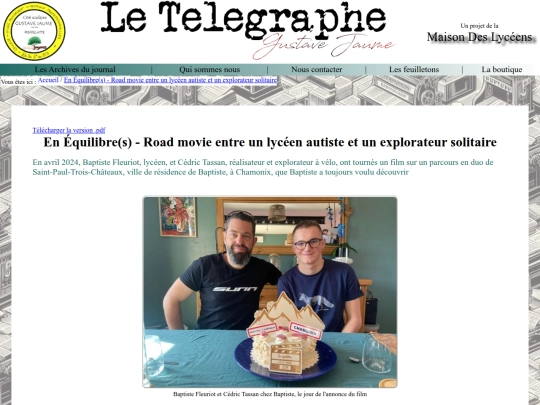 Le Télégraphe - Gustave Jaume/Articles/art0014 screenshot