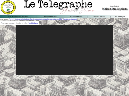 Le Télégraphe - Gustave Jaume/Articles/pdf0003 screenshot