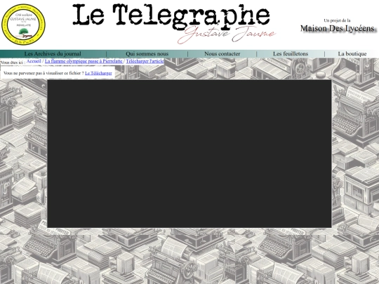 Le Télégraphe - Gustave Jaume/Articles/pdf0007 screenshot